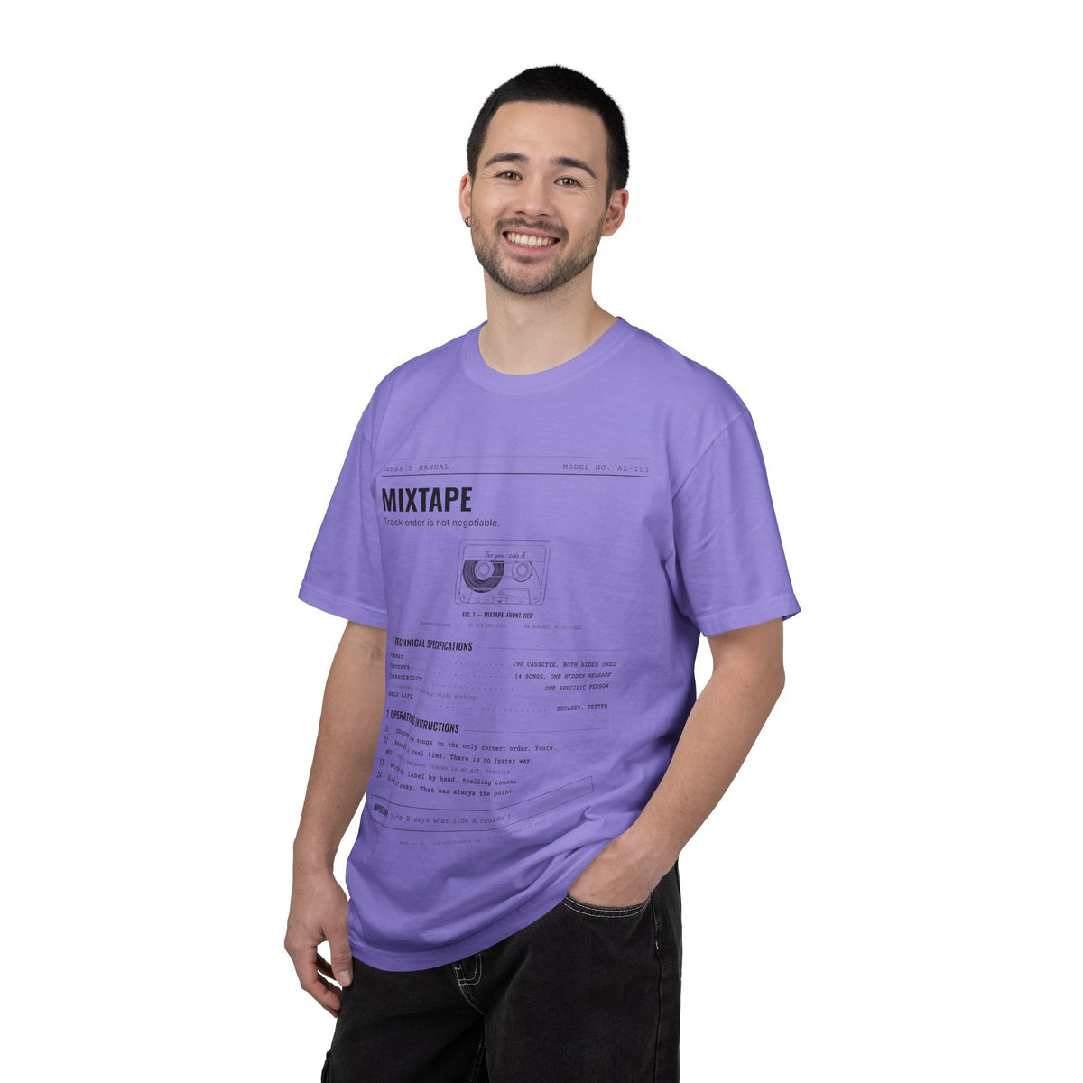 Mixtape Spec Sheet Shirt | Analog Life Vintage Tee