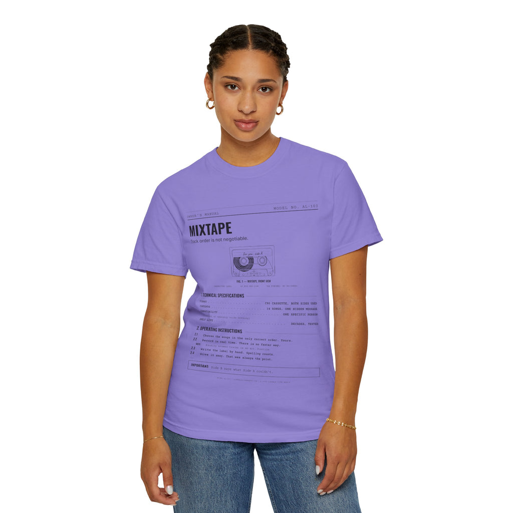 Mixtape Spec Sheet Shirt | Analog Life Vintage Tee