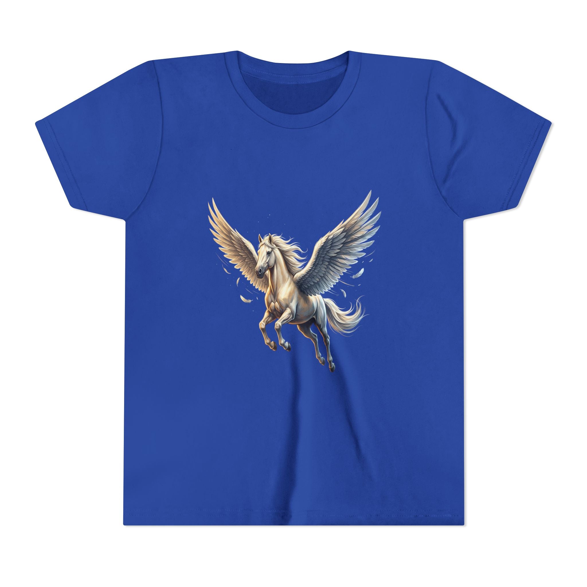 Majestic Pegasus Illustration Youth Tee | Flying Horse Graphic Tee