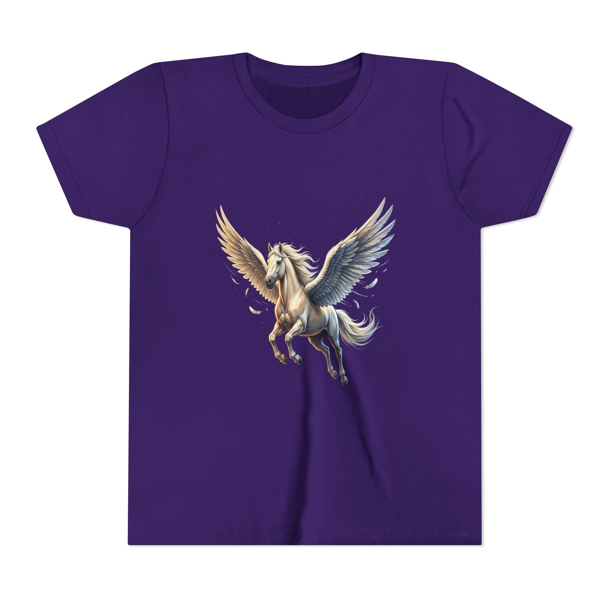 Majestic Pegasus Illustration Youth Tee | Flying Horse Graphic Tee