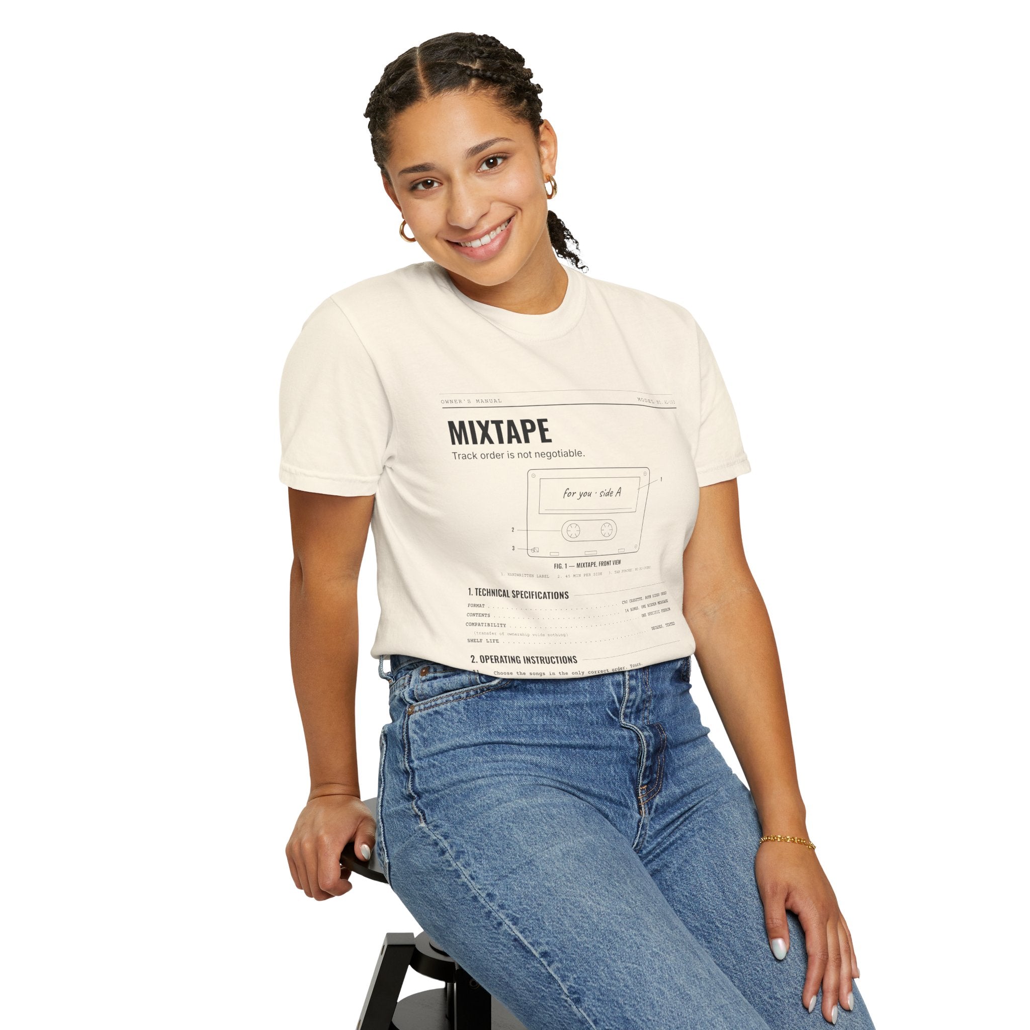 Mixtape Spec Sheet Shirt | Analog Life Vintage Tee