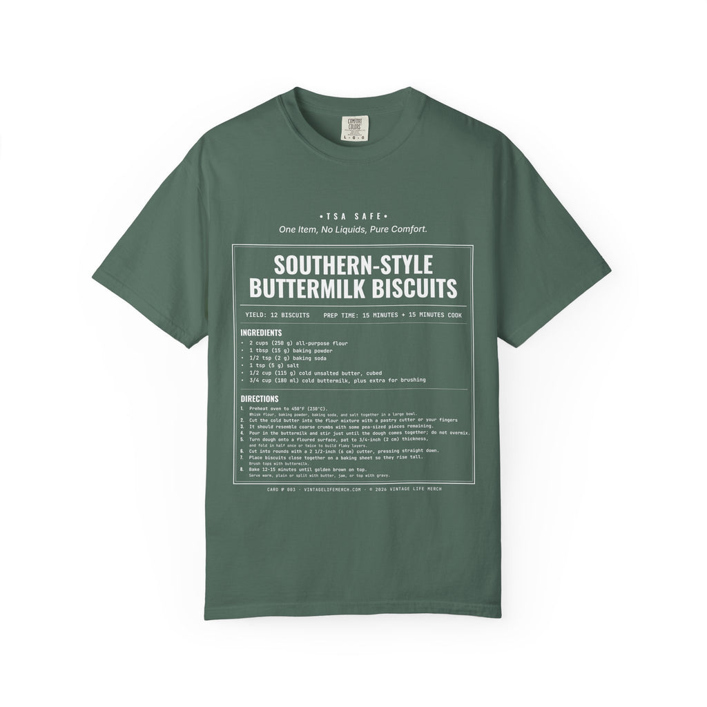 Buttermilk Biscuits Recipe Shirt | Southern Vintage Tee