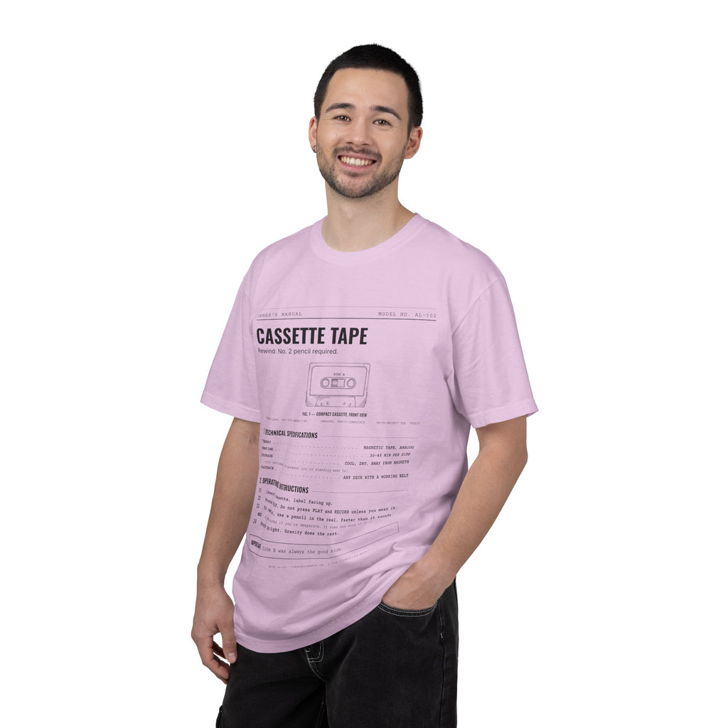Cassette Tape Spec Sheet Shirt | Analog Life Vintage Tee