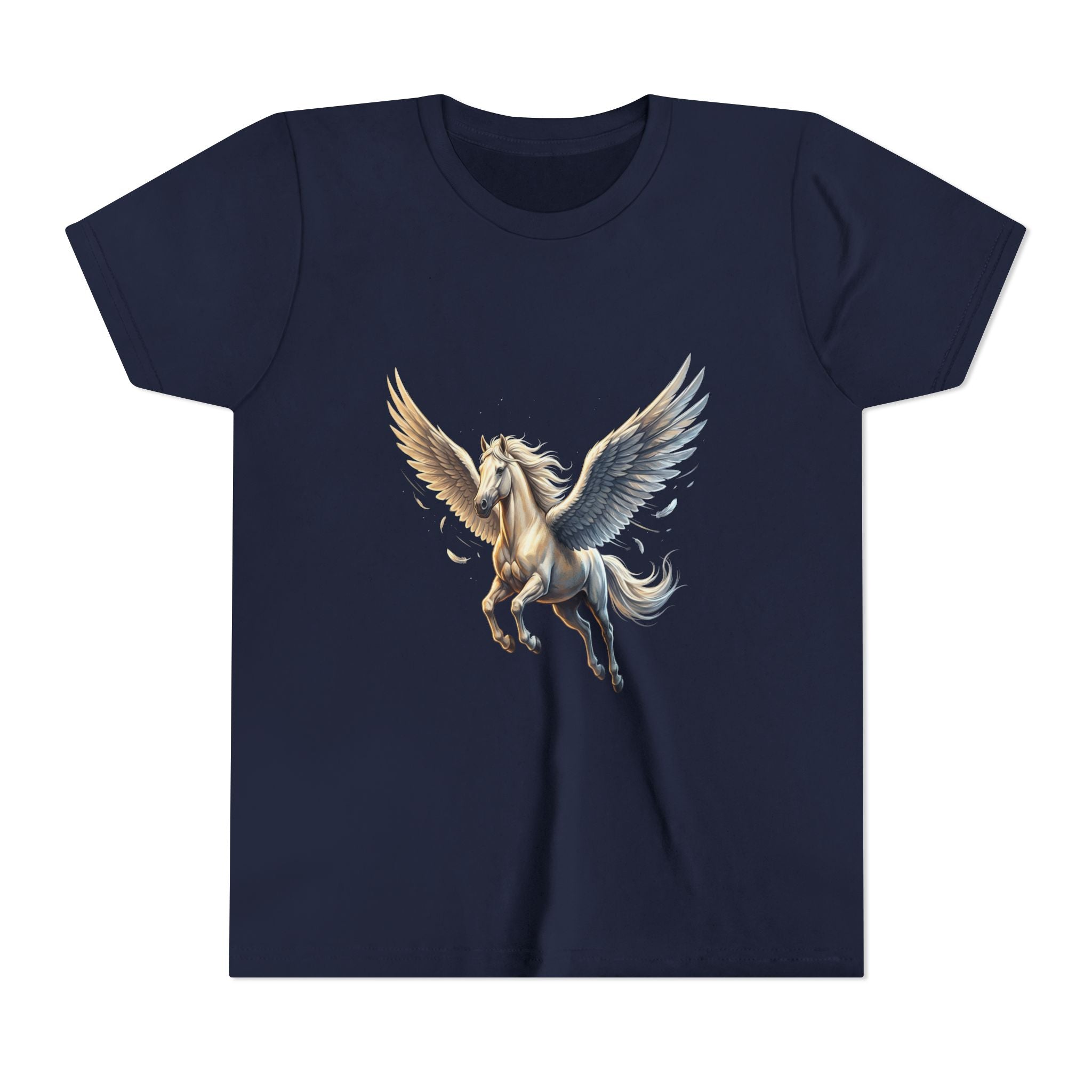 Majestic Pegasus Illustration Youth Tee | Flying Horse Graphic Tee