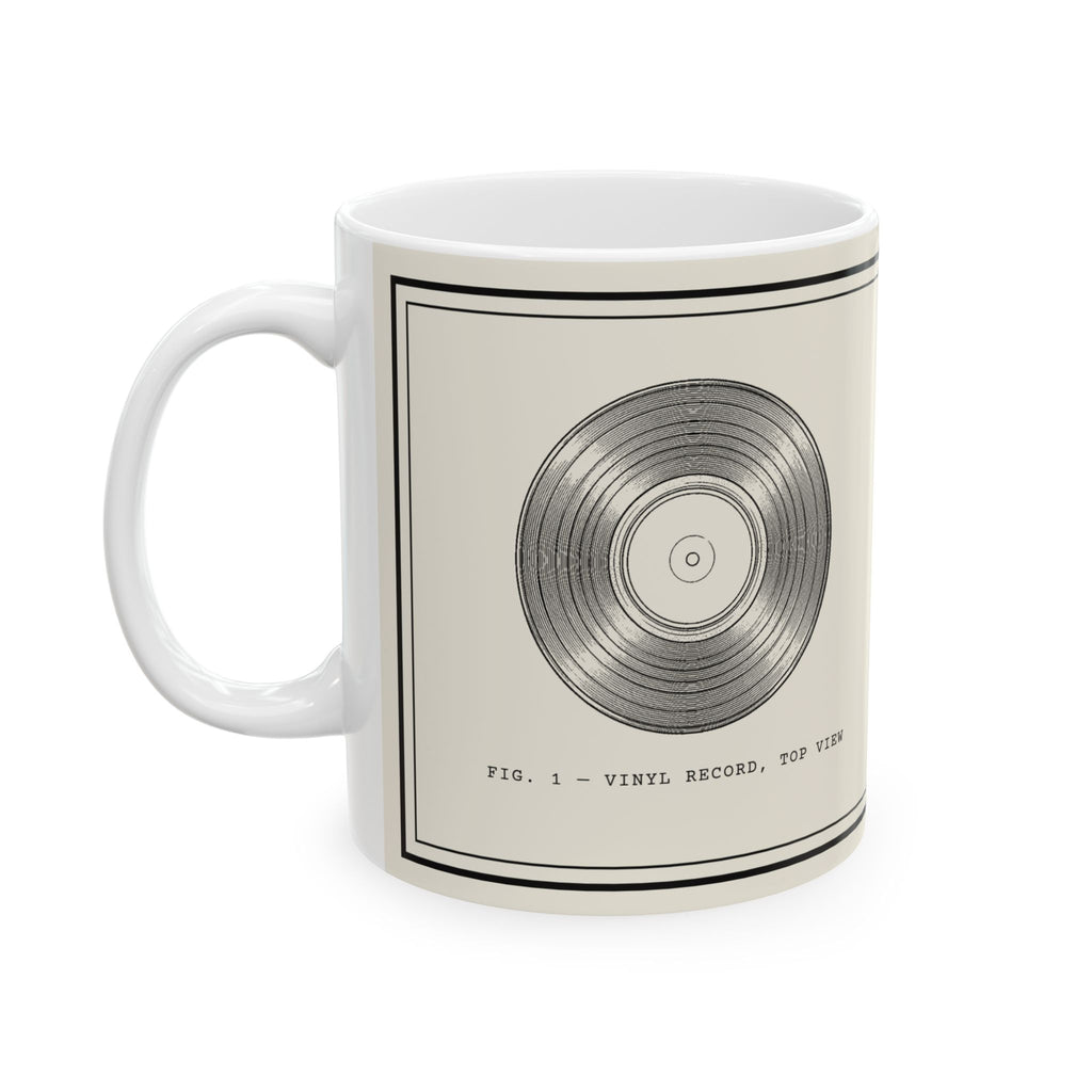 Vinyl Record Owner's Manual Mug | Retro Analog Life Coffee Mug in 11oz