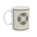 Vinyl Record Owner's Manual Mug | Retro Analog Life Coffee Mug in 11oz