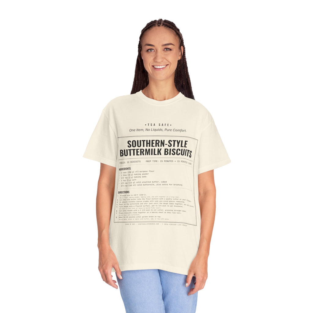 Buttermilk Biscuits Recipe Shirt | Southern Vintage Tee