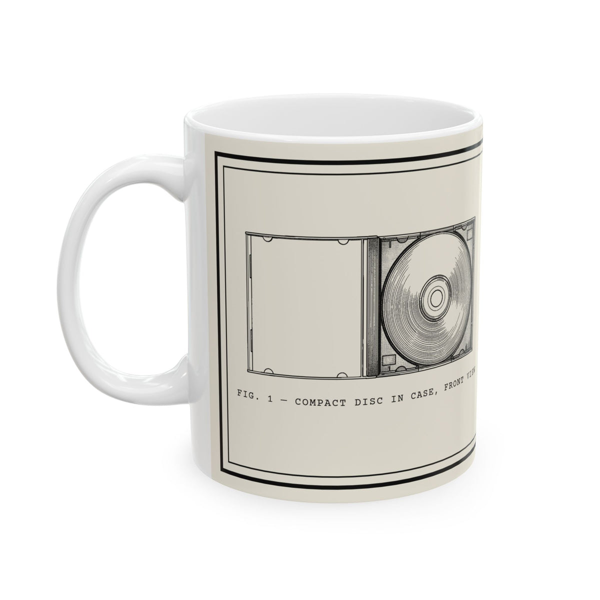 Compact Disc Owner's Manual Mug | Retro Analog Life Coffee Mug