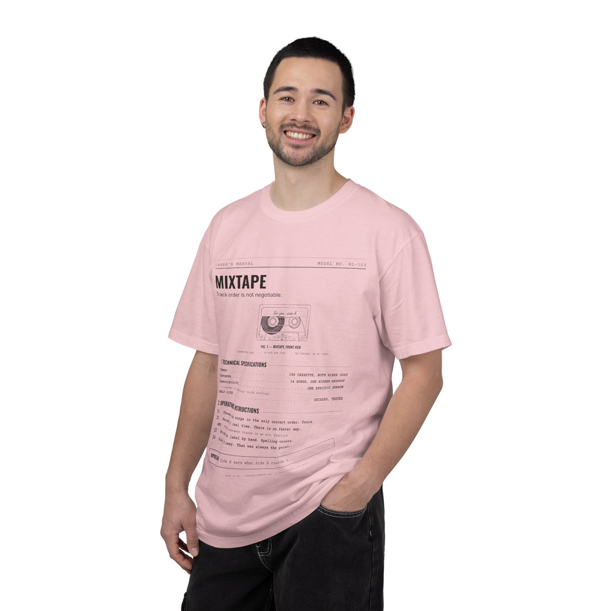 Mixtape Spec Sheet Shirt | Analog Life Vintage Tee