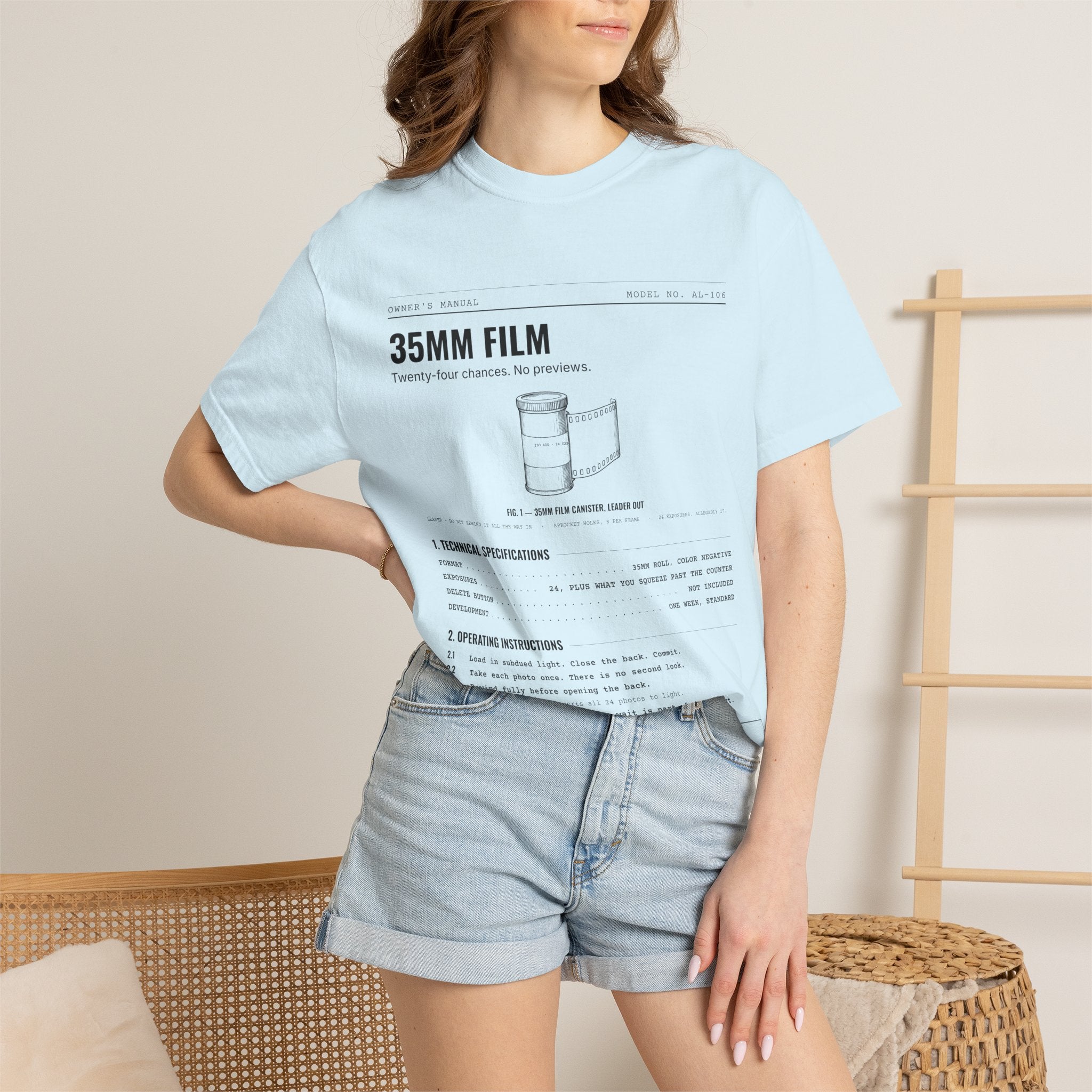 35mm Film Spec Sheet Shirt | Analog Life Vintage Tee
