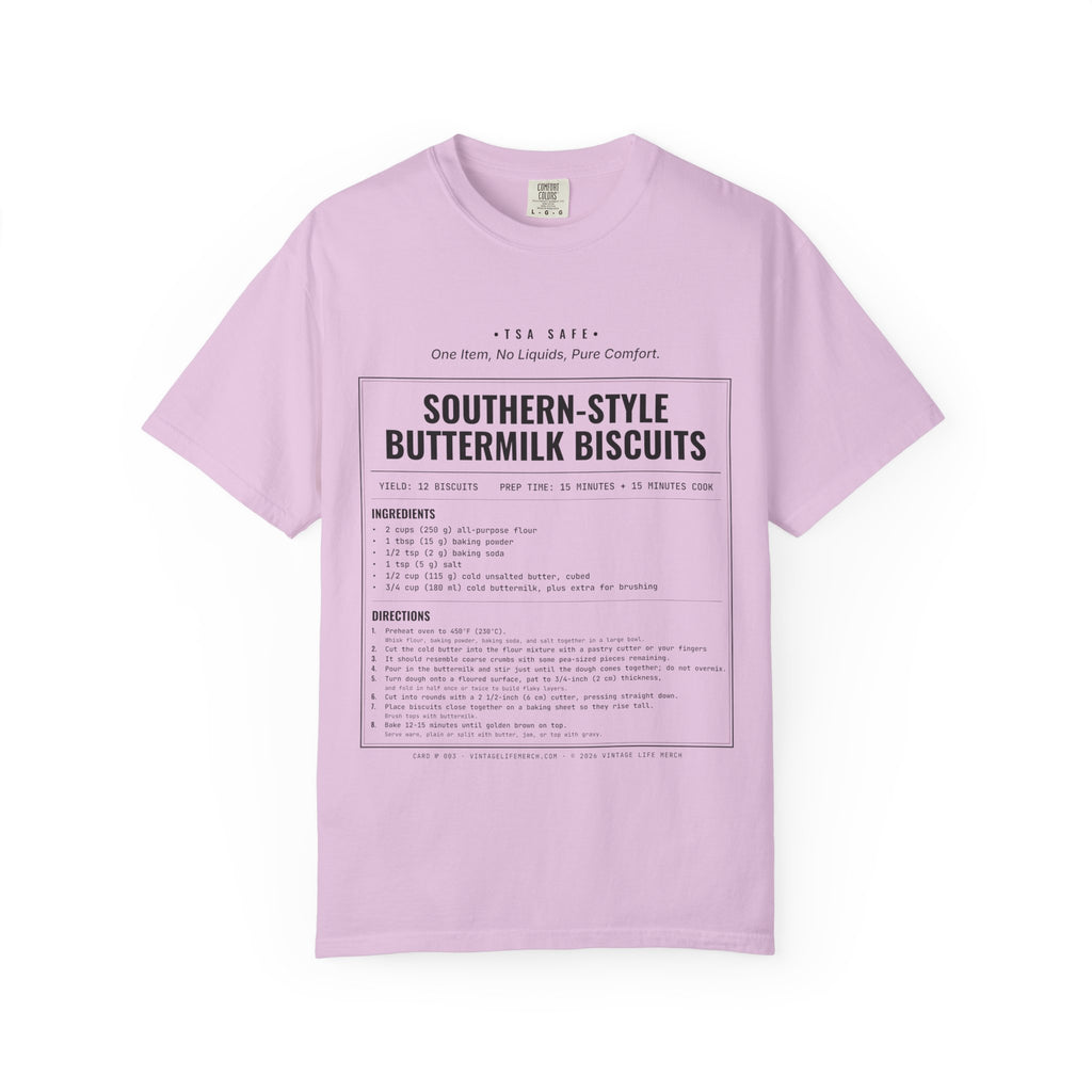 Buttermilk Biscuits Recipe Shirt | Southern Vintage Tee