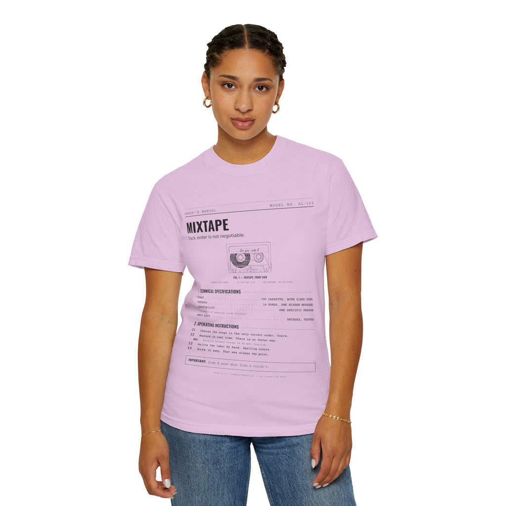 Mixtape Spec Sheet Shirt | Analog Life Vintage Tee
