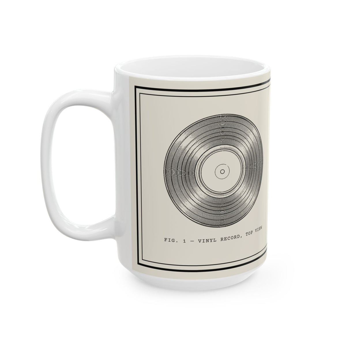 Vinyl Record Owner's Manual Mug | Retro Analog Life Coffee Mug in 15oz