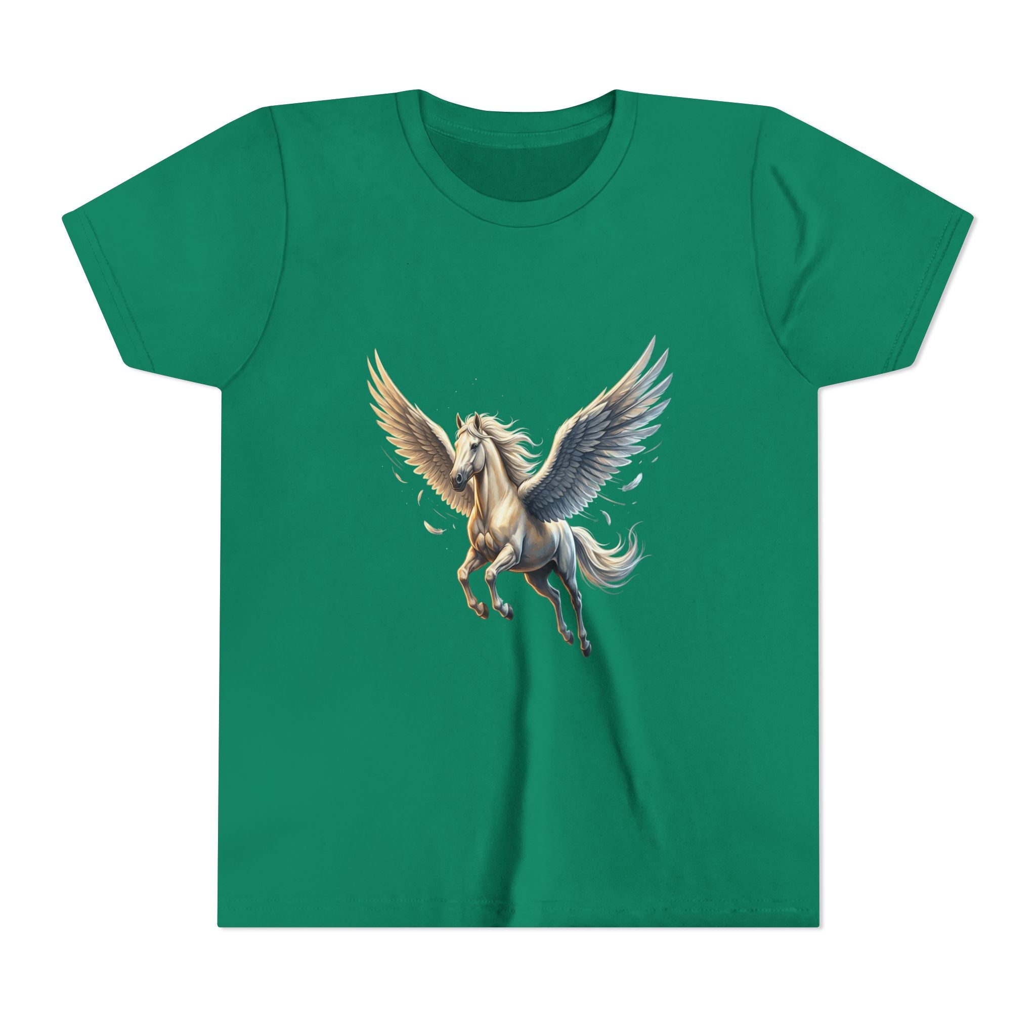 Majestic Pegasus Illustration Youth Tee | Flying Horse Graphic Tee