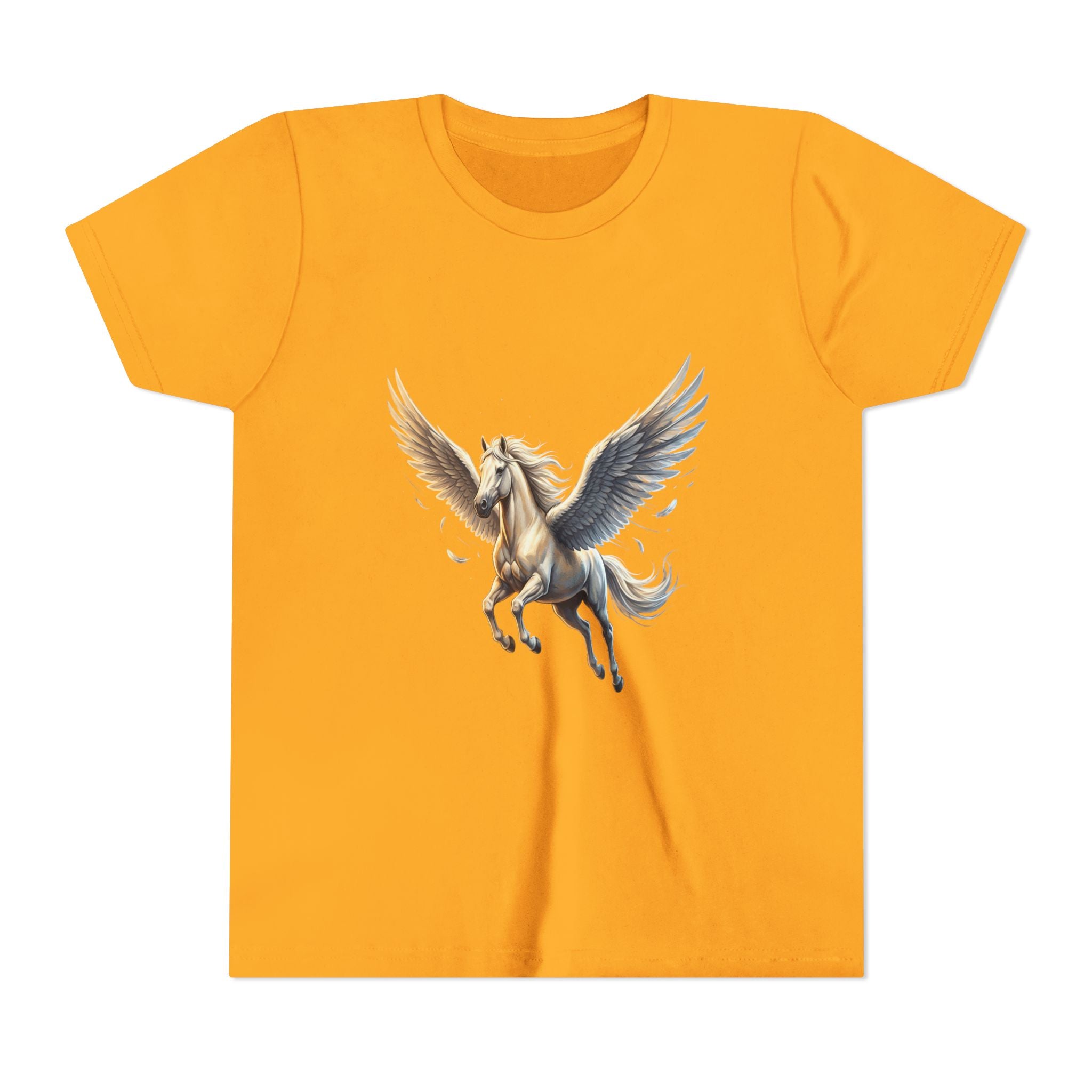Majestic Pegasus Illustration Youth Tee | Flying Horse Graphic Tee