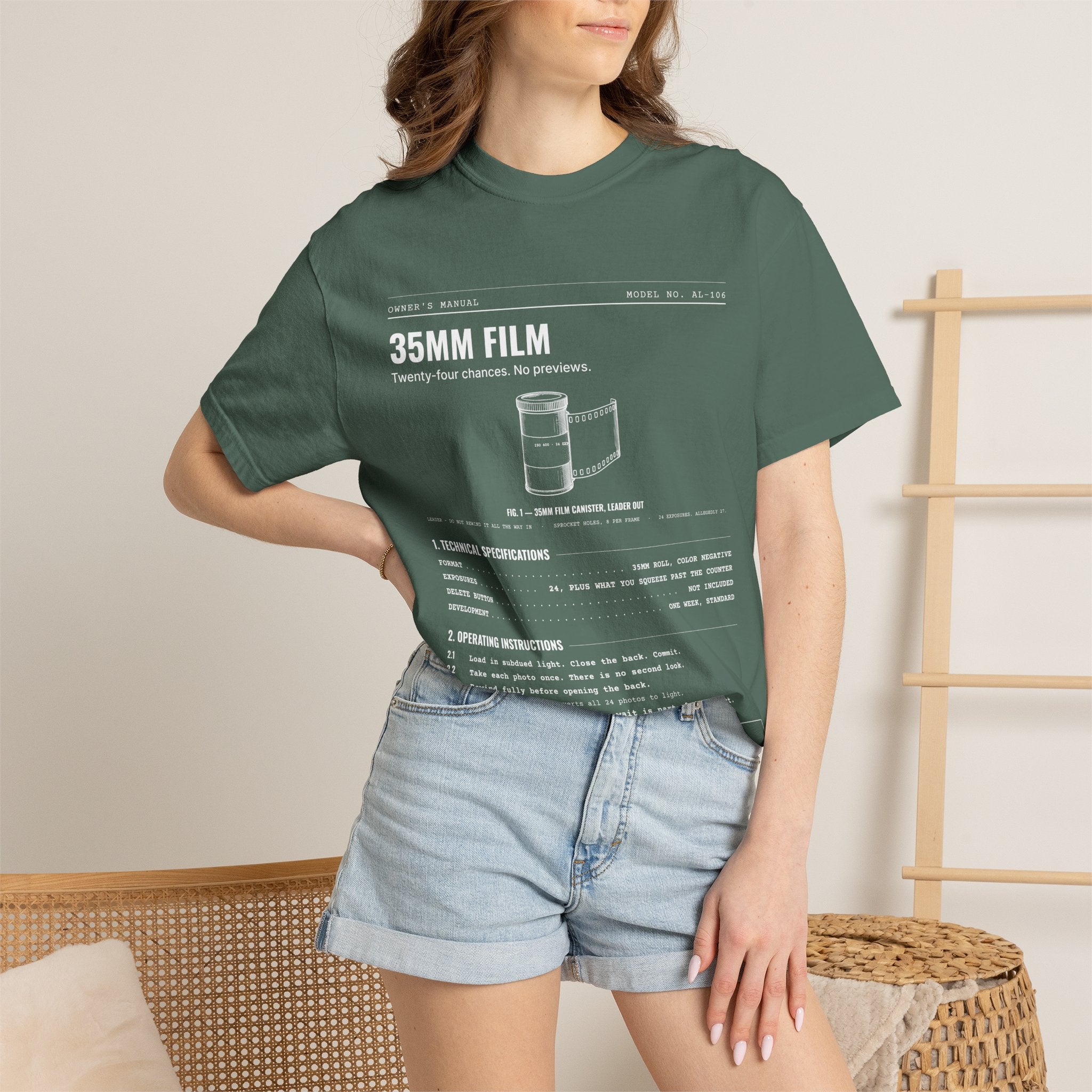 35mm Film Spec Sheet Shirt | Analog Life Vintage Tee