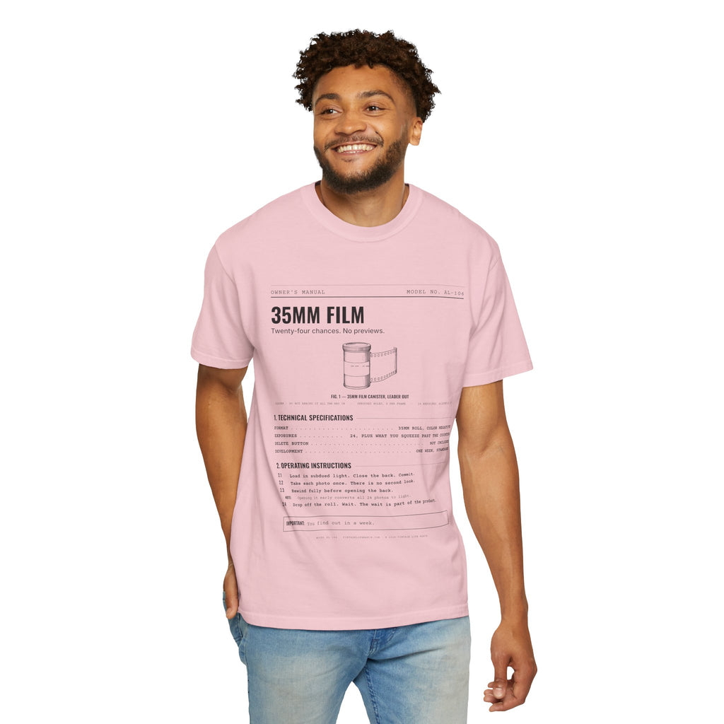 35mm Film Spec Sheet Shirt | Analog Life Vintage Tee