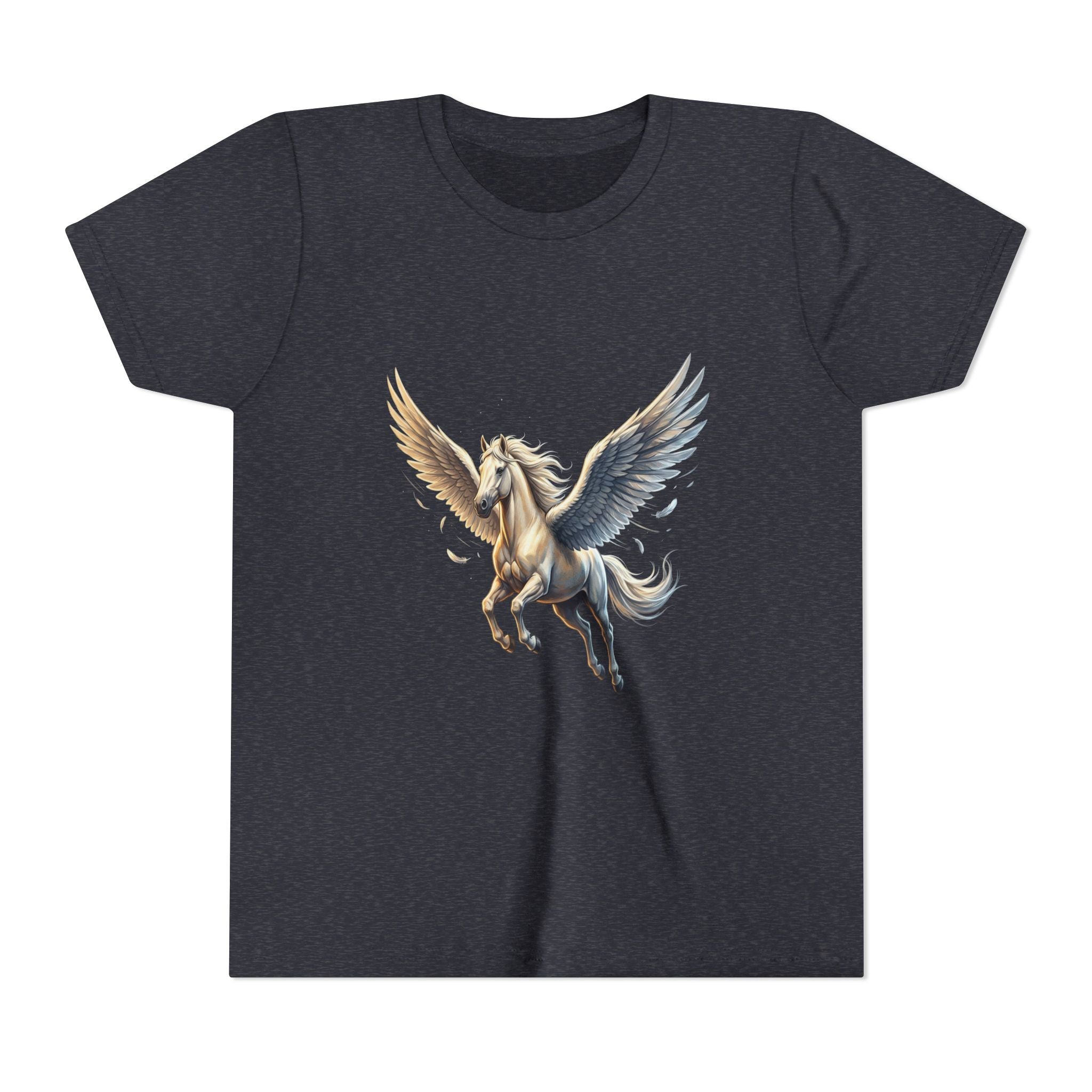 Majestic Pegasus Illustration Youth Tee | Flying Horse Graphic Tee