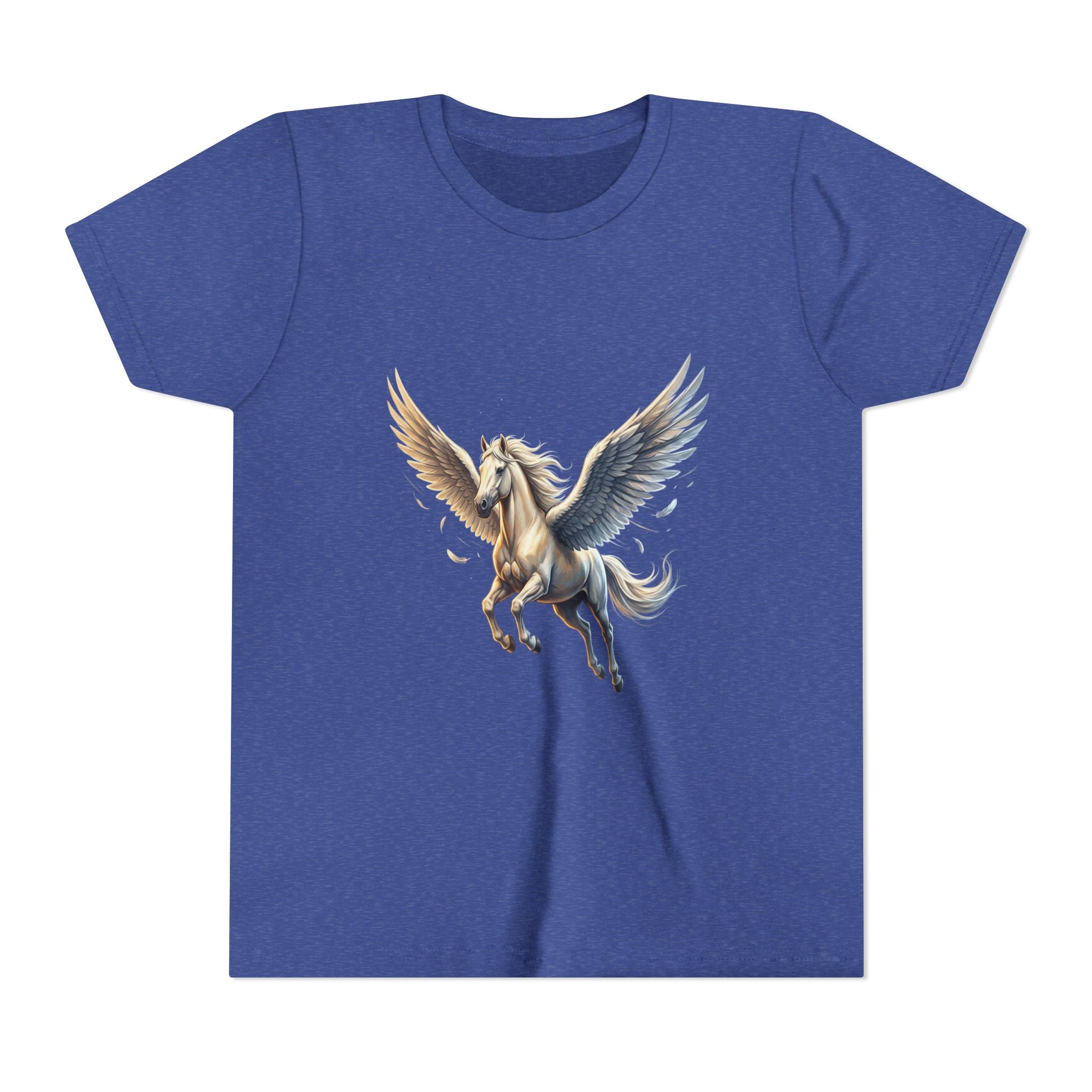 Majestic Pegasus Illustration Youth Tee | Flying Horse Graphic Tee