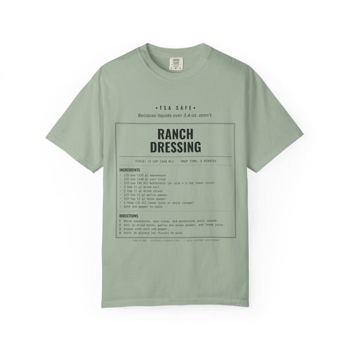 Ranch Dressing Recipe Shirt | TSA Safe Vintage Tee