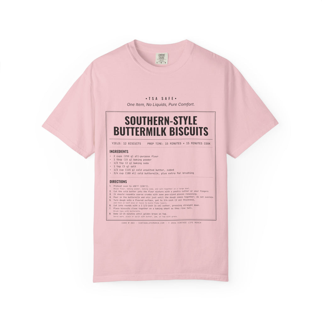Buttermilk Biscuits Recipe Shirt | Southern Vintage Tee