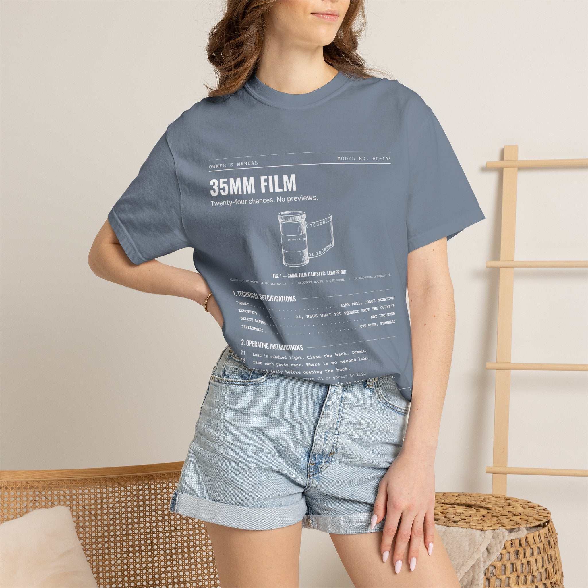 35mm Film Spec Sheet Shirt | Analog Life Vintage Tee