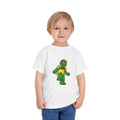 Kids Turtle Graphic Toddler Tee | Retro Cartoon Turtle in Cap