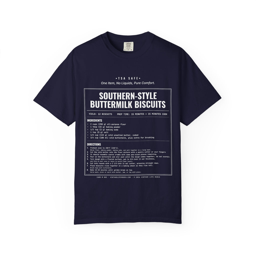 Buttermilk Biscuits Recipe Shirt | Southern Vintage Tee