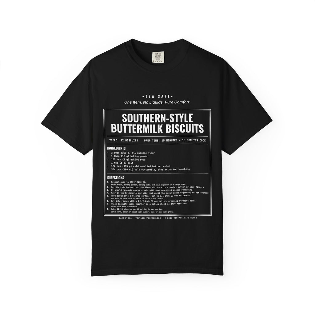 Buttermilk Biscuits Recipe Shirt | Southern Vintage Tee