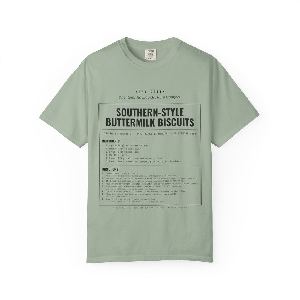 Buttermilk Biscuits Recipe Shirt | Southern Vintage Tee