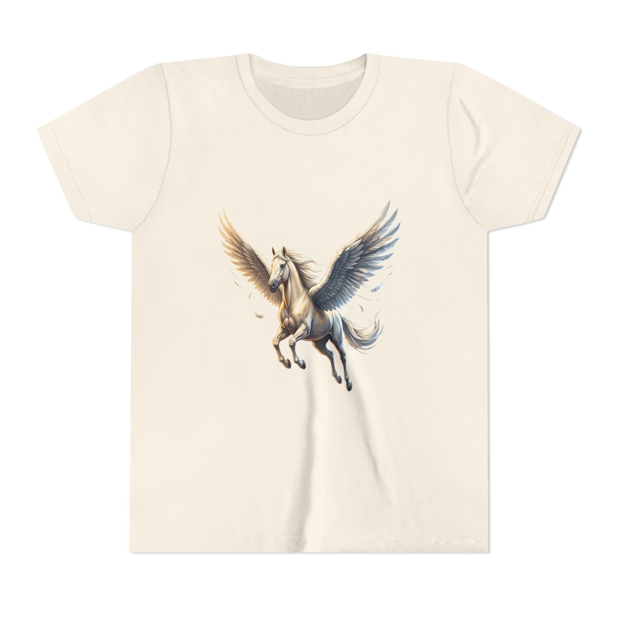 Majestic Pegasus Illustration Youth Tee | Flying Horse Graphic Tee