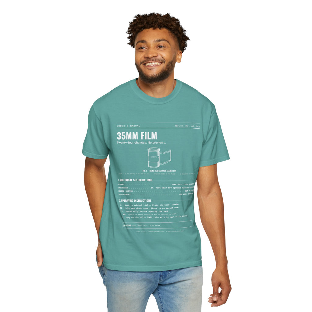 35mm Film Spec Sheet Shirt | Analog Life Vintage Tee