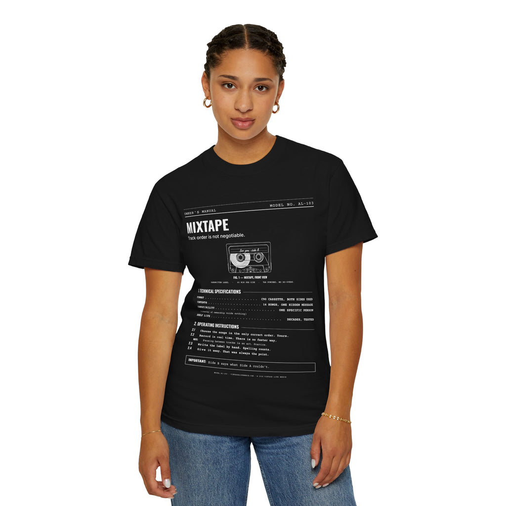 Mixtape Spec Sheet Shirt | Analog Life Vintage Tee