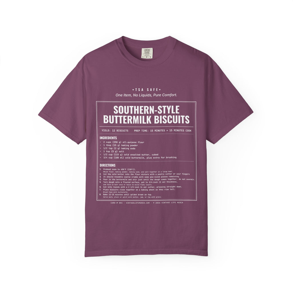 Buttermilk Biscuits Recipe Shirt | Southern Vintage Tee