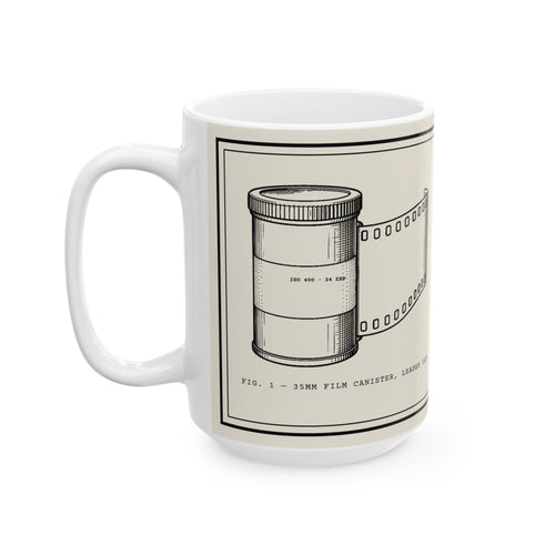 35mm Film Owner's Manual Mug | Retro Analog Life Coffee Mug in 15oz