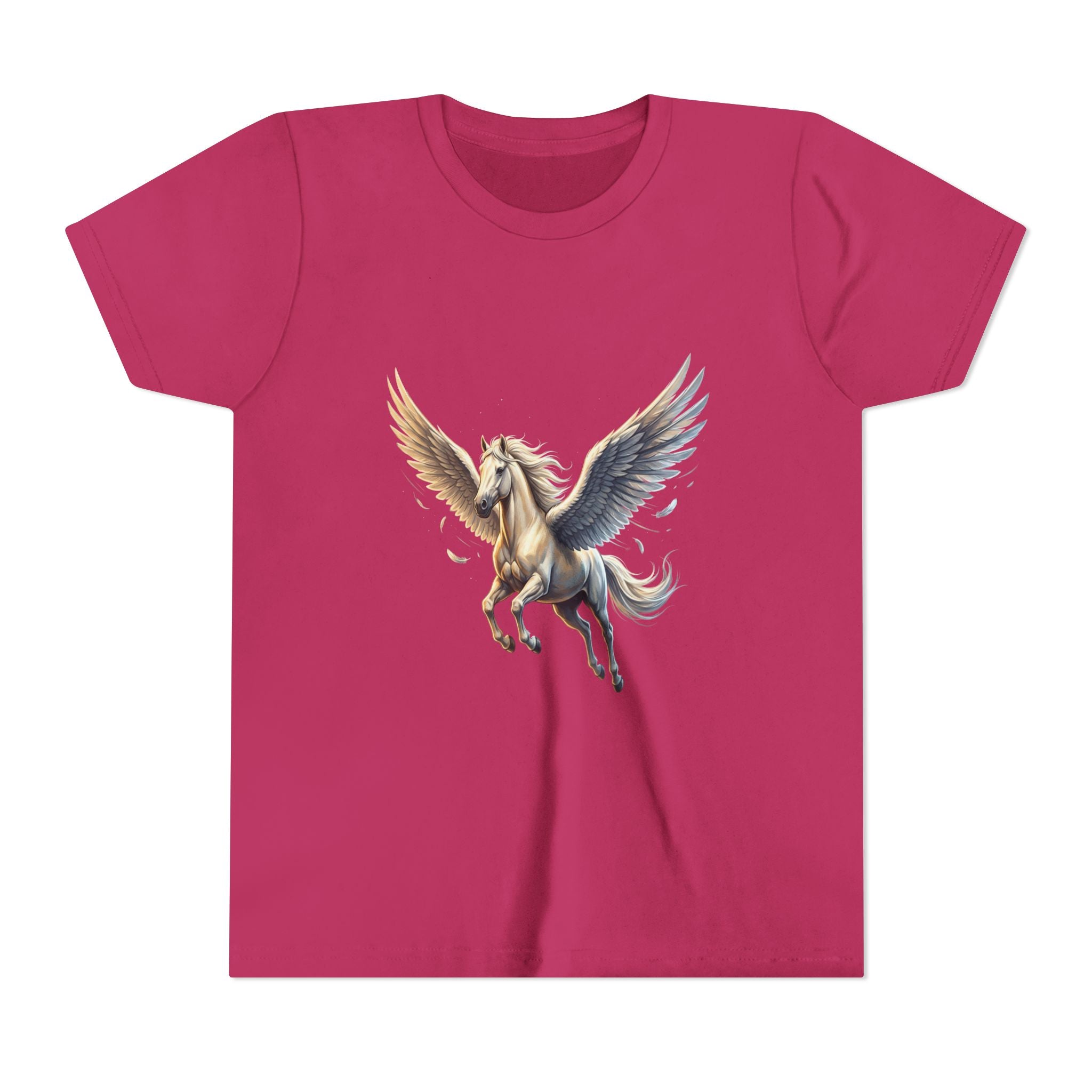 Majestic Pegasus Illustration Youth Tee | Flying Horse Graphic Tee