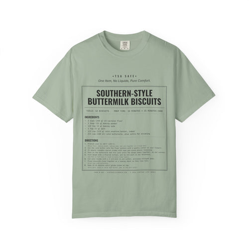 Buttermilk Biscuits Recipe Shirt | Southern Vintage Tee in Bay
