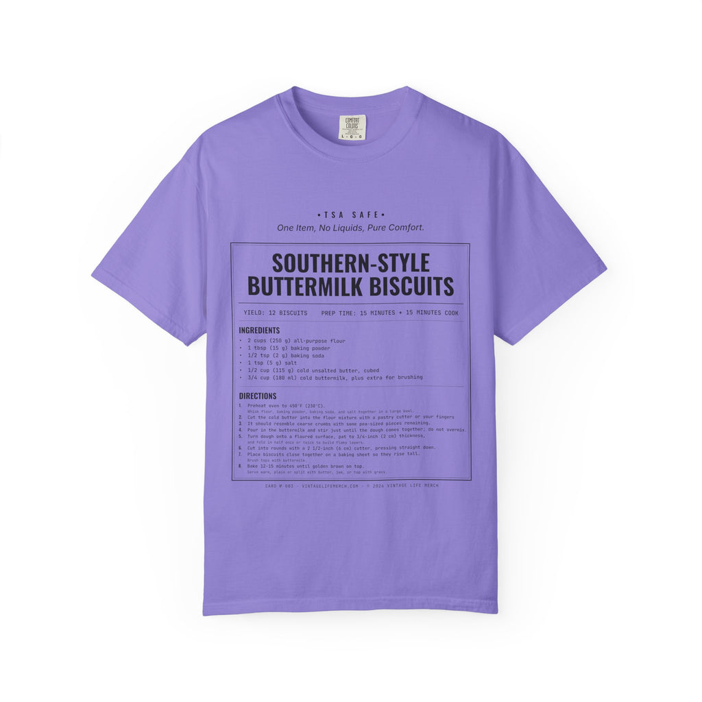 Buttermilk Biscuits Recipe Shirt | Southern Vintage Tee