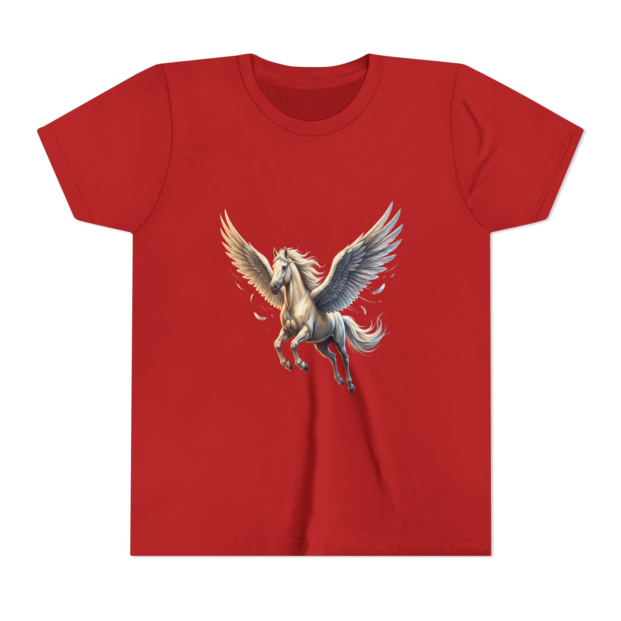Majestic Pegasus Illustration Youth Tee | Flying Horse Graphic Tee