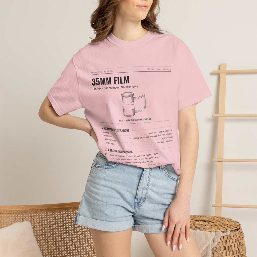 35mm Film Spec Sheet Shirt | Analog Life Vintage Tee
