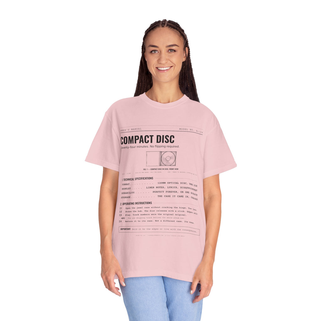 Compact Disc Spec Sheet Shirt | Analog Life Vintage Tee