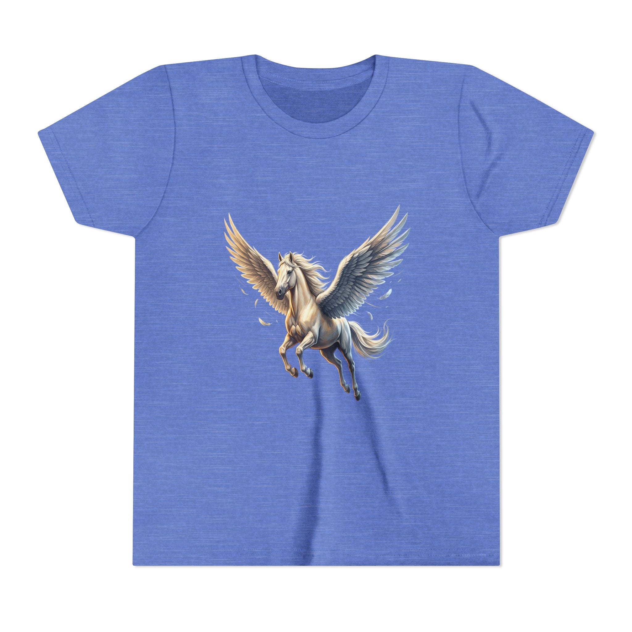 Majestic Pegasus Illustration Youth Tee | Flying Horse Graphic Tee