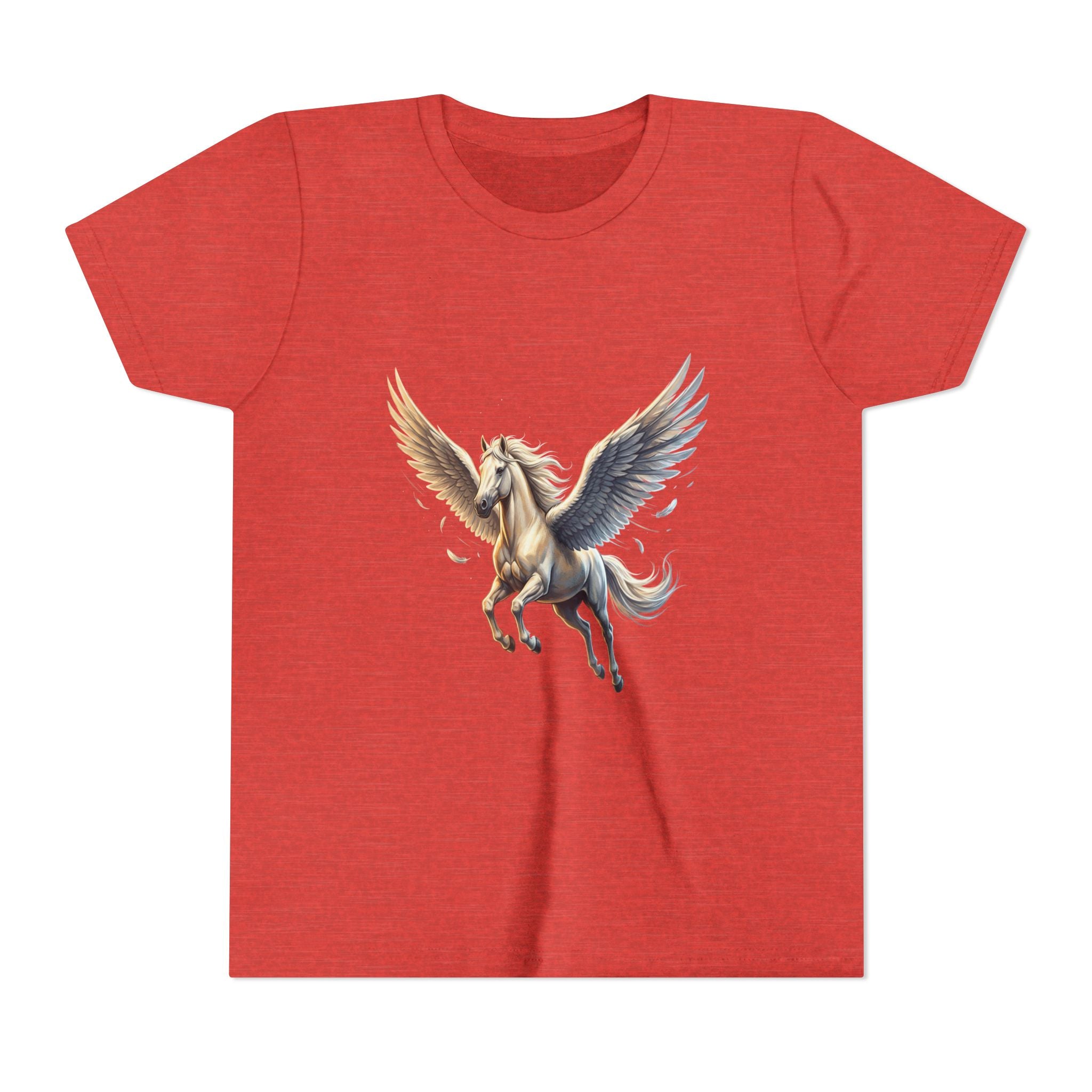Majestic Pegasus Illustration Youth Tee | Flying Horse Graphic Tee