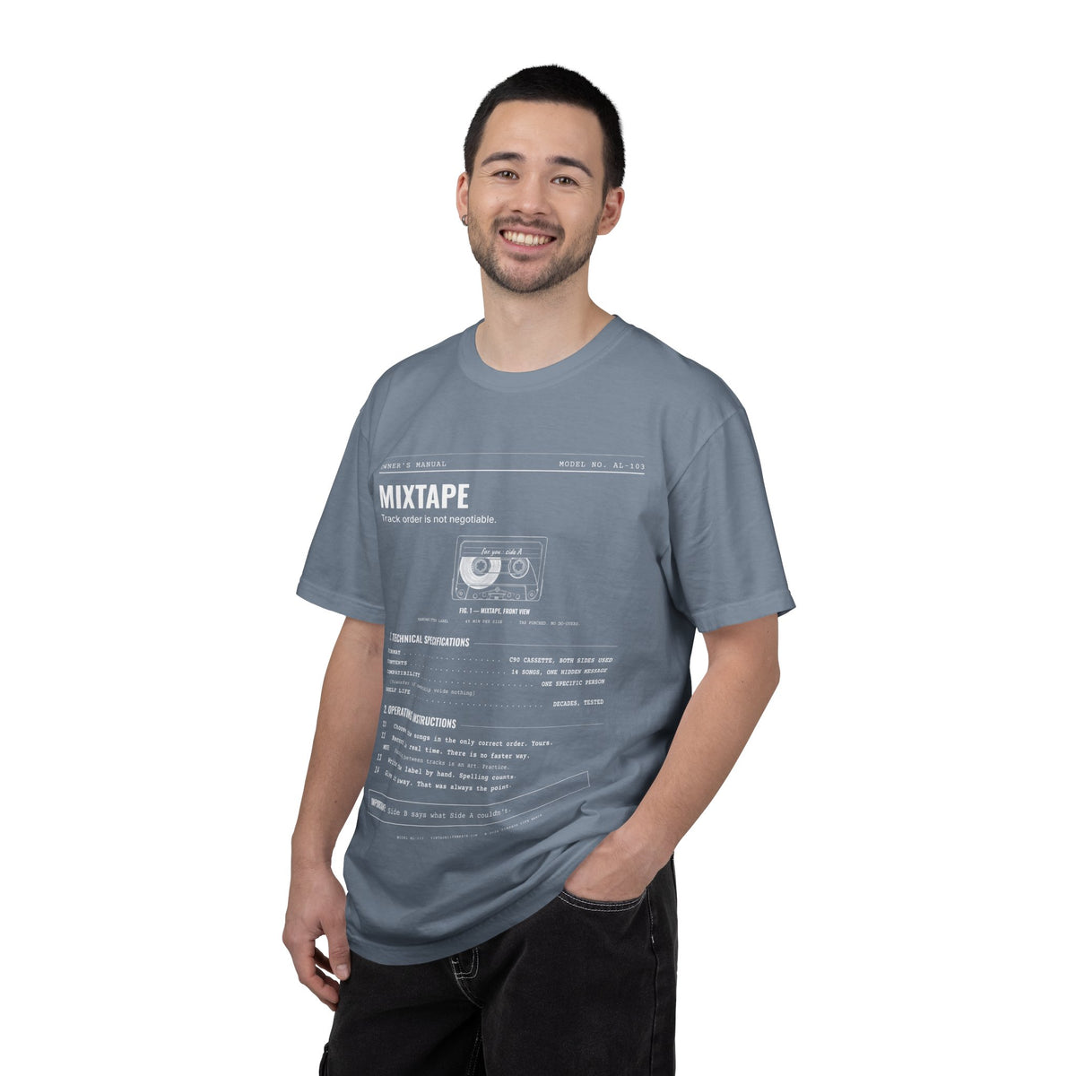 Mixtape Spec Sheet Shirt | Analog Life Vintage Tee