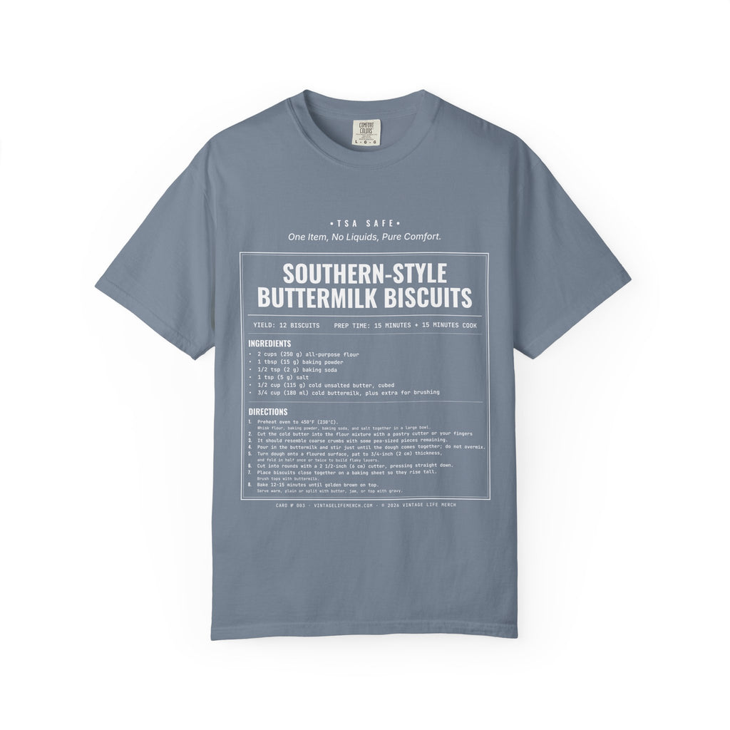 Buttermilk Biscuits Recipe Shirt | Southern Vintage Tee