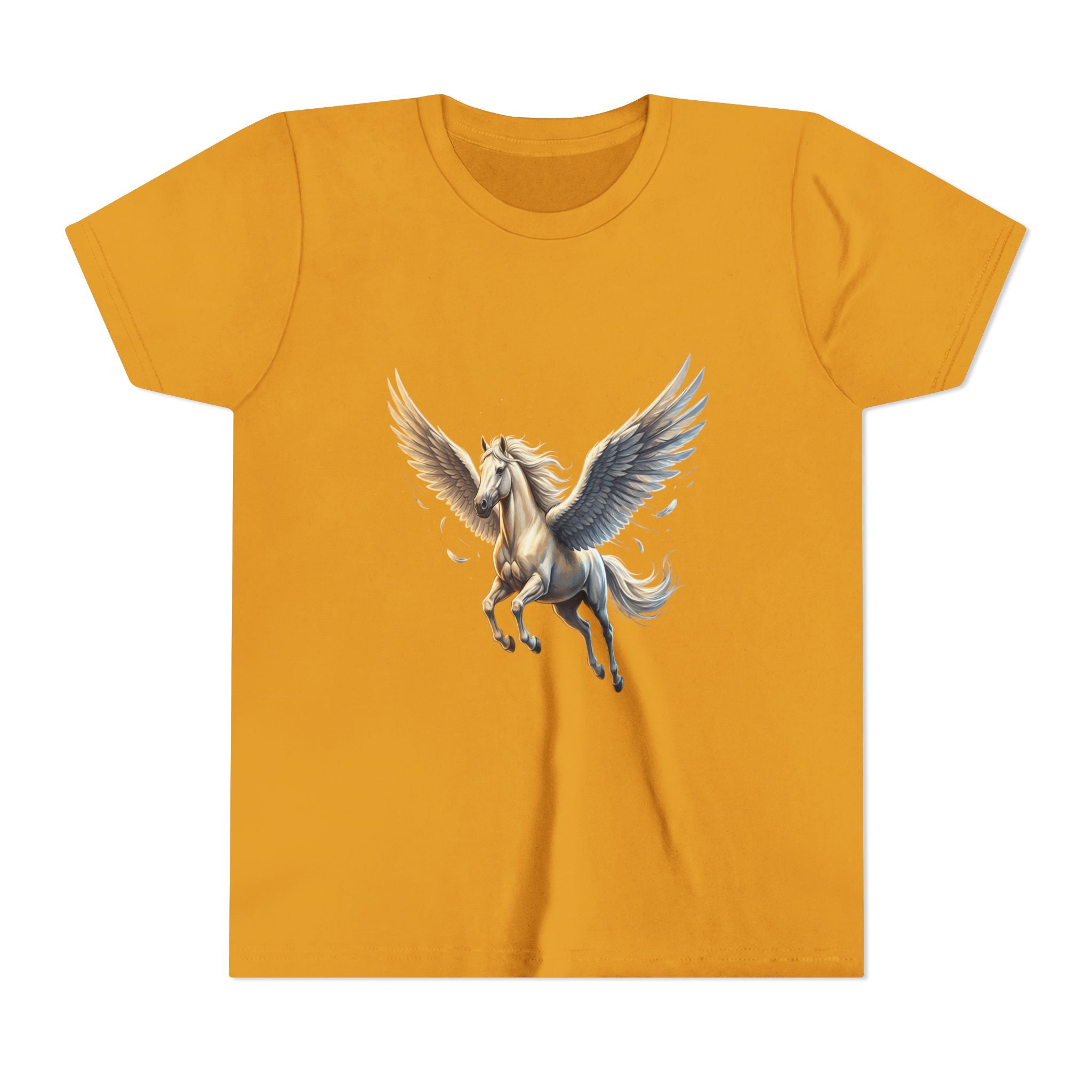 Majestic Pegasus Illustration Youth Tee | Flying Horse Graphic Tee