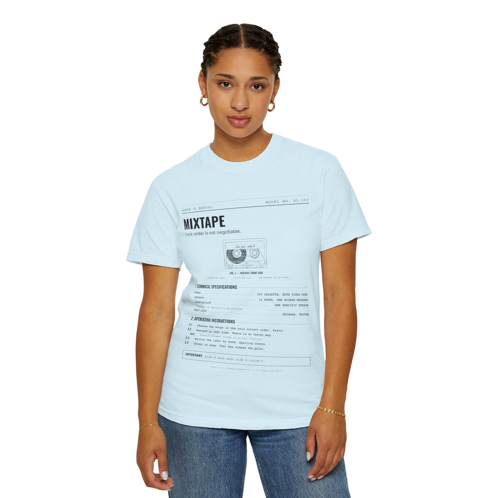 Mixtape Spec Sheet Shirt | Analog Life Vintage Tee